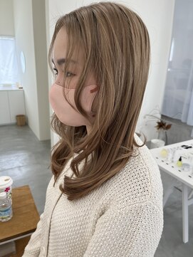 オンド(onde) 少しレトロなロングレイヤー