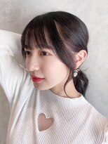 アイティーバイアルバム 北千住店(IT by ALBUM)&nbsp;顔回りカール_ショコラアッシュヘルシースタイル_ba410011