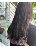 似合わせカットイメチェン/裾カラー/フェミニンロング