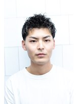 メリケンバーバーショップ コウベ(MERICAN BARBERSHOP KOBE) 束感ショートヘア