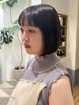ローネス(LONESS) ラインの整ったぱつっとボブ◎