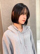 ロンド 表参道店(Lond)&nbsp;◇切りっぱなしボブ 前下がりボブ 顔周りカット 表参道