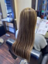 ヘアーメイク ハートシェイプドボックス(HAIR MAKE HEART SHAPED BOX) ロング×アンブレラカラー