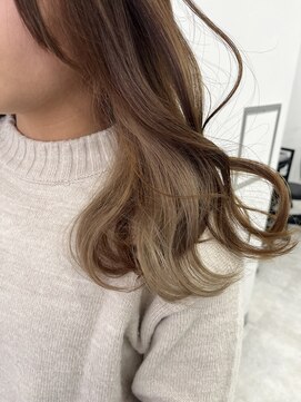 アオアクア バイ グルグル 小岩店(ao akua by GULGUL) .white beige×earring color.