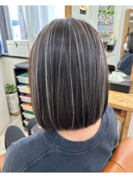 エトラ 渋谷店(etora) ハイライトカラー　グレージュ　ケアブリーチ