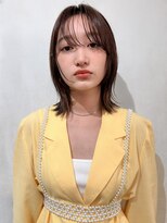 ミンクス 原宿店(MINX) 切りっぱなしボブ美髪ピンクブラウンベリーショート