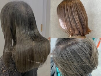 ツミキ(Tsumiki.)の写真/一人ひとりの髪質に合わせたカラーをご提案！白髪をカバーしながら、カラーを楽しめる♪