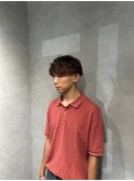 波巻きパーマ