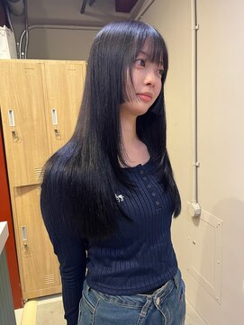 ローレンジウ(LOREN JU) 透明感髪質改善ベージュダブルカラーミルクティーグレージュ