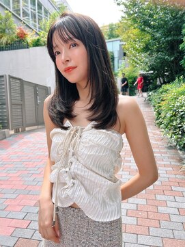 ケイト(kate) 【kate 大宮】ざくざくレイヤーロングxマロングレージュ