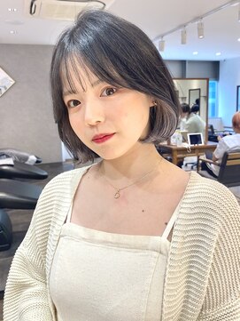 ロンドミラー 博多店(Lond Mirror) 10代20代切りっぱなしボブショートヘアくびれボブ天神大名博多