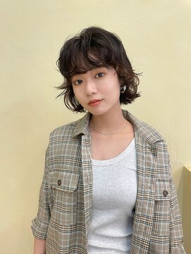 スニュウ(snuw) 【snuw mina】レイヤーカット/ボブパーマ/パーマ女子/伏見