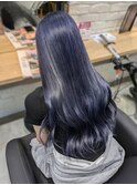 【EIGHT 豊崎】お客様スタイル_…ネイビーブルー…