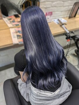 エイト 沖縄豊崎店(EIGHT toyosaki) 【EIGHT 豊崎】お客様スタイル_…ネイビーブルー…