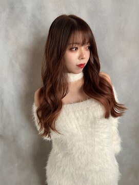 グロウバイニューヨークニューヨーク(Grow by NYNY) 【坂本】カシスブラウン×イルミナカラー×ロング