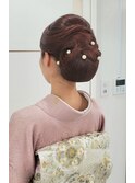 和髪シニヨン