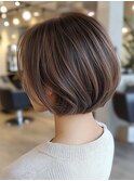 乾かしただけで決まるボブスタイル作ります!