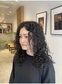 黒髪スパイラルパーマ×根本からしっかりパーマ【栄/矢場町】