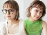 《顔回りで韓国風×小顔》　esu のカット ￥5500　→ ￥3850
