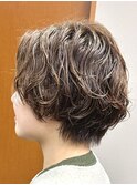 髪質改善縮毛矯正,レイヤー,縮毛矯正,白髪ぼかしハイライト.白髪