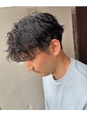 波巻きスパイラルパーマメンズマッシュ高松香川