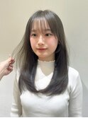 ブリーチカラー ダブルカラー ラベンダーアッシュ グレージュ