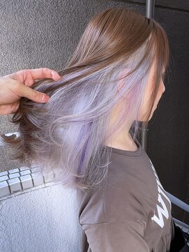 イエナ 渋谷(IENA) デザインカラーケアブリーチダブルカラーパープルラベンダー