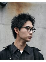 フィフス 渋谷(fifth) 渋谷スパイキーパーマルーズショート短髪ツイスト大人ショート