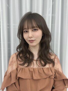 アマトウキョウスマートサロン(AMA TOKYO×Smart Salon) 韓国ヘア　2wayバング  レイヤーカット くびれヘア  顔周り