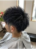 ☆メンズカット×ブルーブラック☆