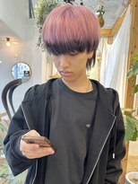 ミモザワークス(Mimosa Works)&nbsp;ピンクカラー×エンドカラーブラック