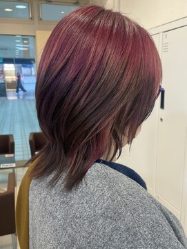 キャパ 秦野(CAPA) グラデーション/ルーツカラー/秦野美容室/ピンクブラウン