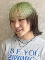 トリムバイエンヴィ(tlim by ENVY)&nbsp;ミントグリーン×ブラウン　デザインカラー