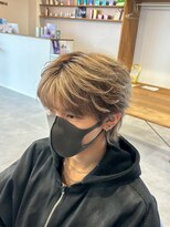 ビーグレイス 美濃加茂店(be Grace)&nbsp;ミルクティーベージュ×20代ミディアムウルフ