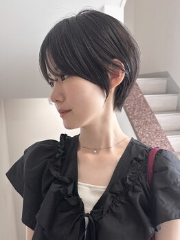 コル(col oodori)の写真/ショートに圧倒的な自信。自然な丸みとボリューム感を演出する骨格補正カット。