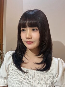 レリコ ニド(Relico-nid) 髪質改善20代30代40代大人可愛いレイヤースタイル