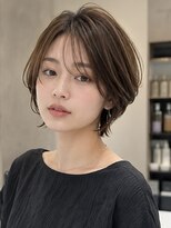 ウィールール 手稲店(WE RULE) 20代・30代 ふんわり前髪小顔ショート×透明感カラー