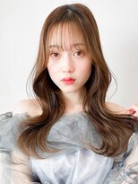 レア 表参道(L'ea) 〇黒髪クラゲヘアーオリーブグレー小顔ココアベージュ