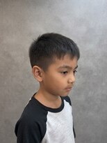 リオルソ(Re/ortho)&nbsp;トップに長さを残したキッズのソフトツーブロック