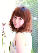ヘアサロン トラヴィス(hair salon Travis)&nbsp;くせやパーマ残りを生かしたミディウェーブ