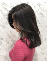 アリュウル 表参道 青山(Allure)&nbsp;ダークグレージュ × かきあげ前髪 Allure 千葉英樹