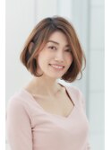 大人フェミニンなボブスタイル