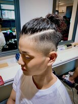 ヘアーアンドスパ エンジェイ(HAIR＆SPA enj) マンバン+スキンフェード