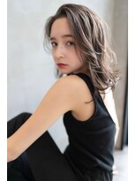 オースティン 門前仲町(AUSTIN)&nbsp;大人かわいい前髪セシルカットココアブラウンフリンジウェーブ