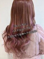 ニーナ ビューティーサロン(NINA Beauty Salon) パステルパープルを合わせて女神ヘアに#プルエクステ#ヨシンモリ