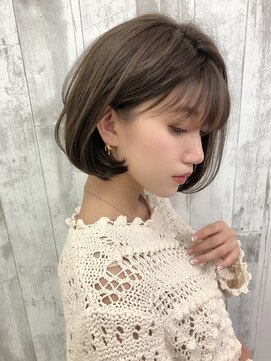 オーロ(ORO) イメチェンするなら前髪ありのくびれ前下がりAラインボブ