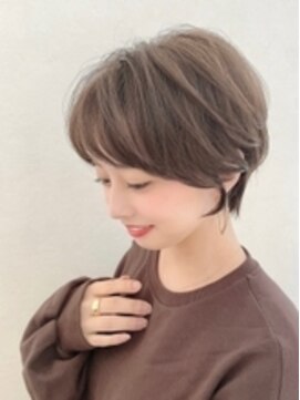 ジュネス 銀座(JYUNESU) かき上げショートパーマ☆アッシュピンク