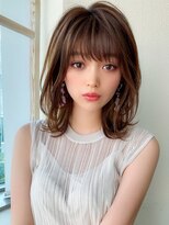 シルクレイ 吉祥寺店(Silk-lei) 大人かわいいフェザーバング愛され外ハネボブ30代吉祥寺