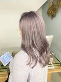 ラベンダー×ベージュ