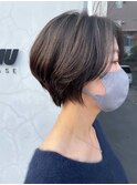 首元すっきりショートスタイル